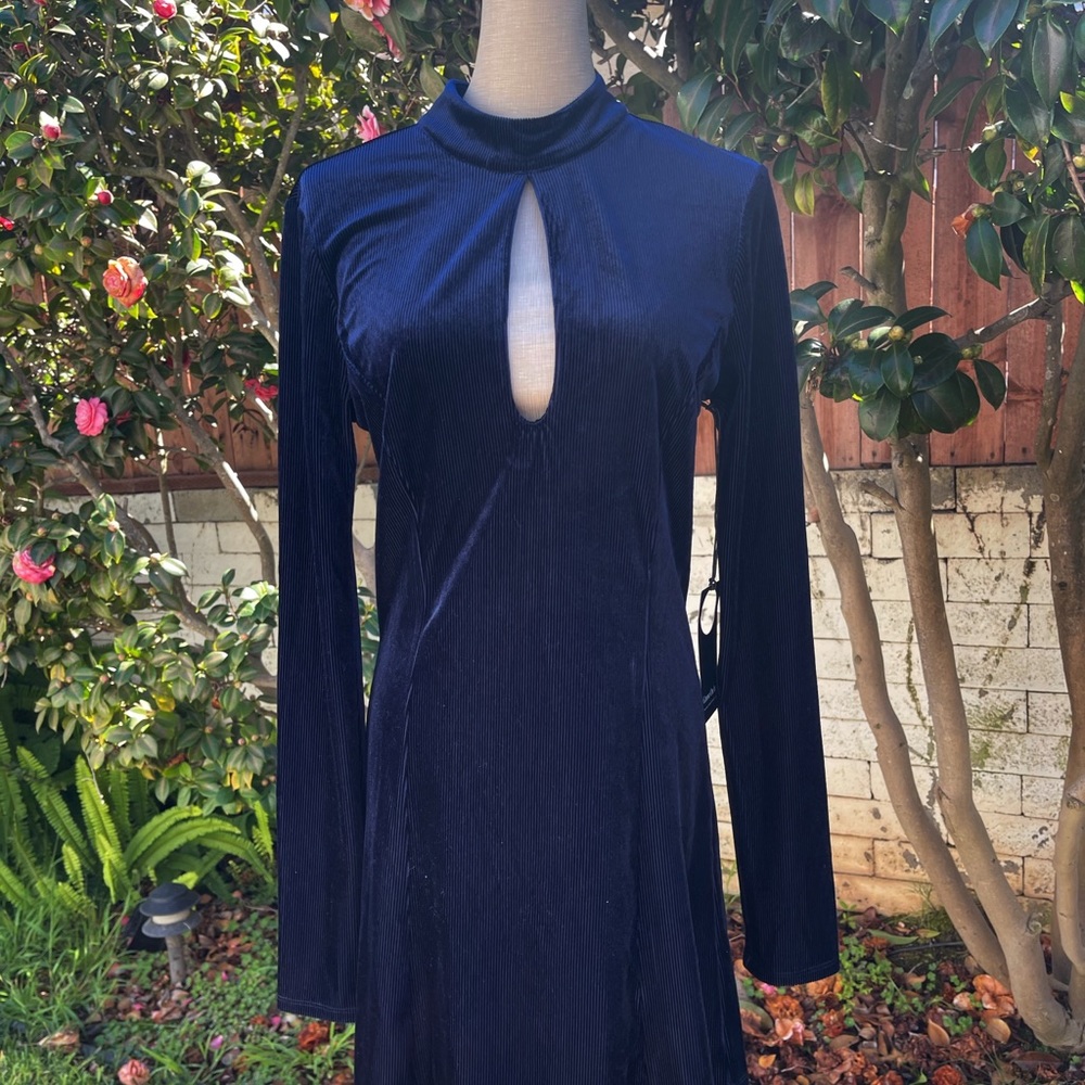 Privacy Please Margot Dress in Sapphire